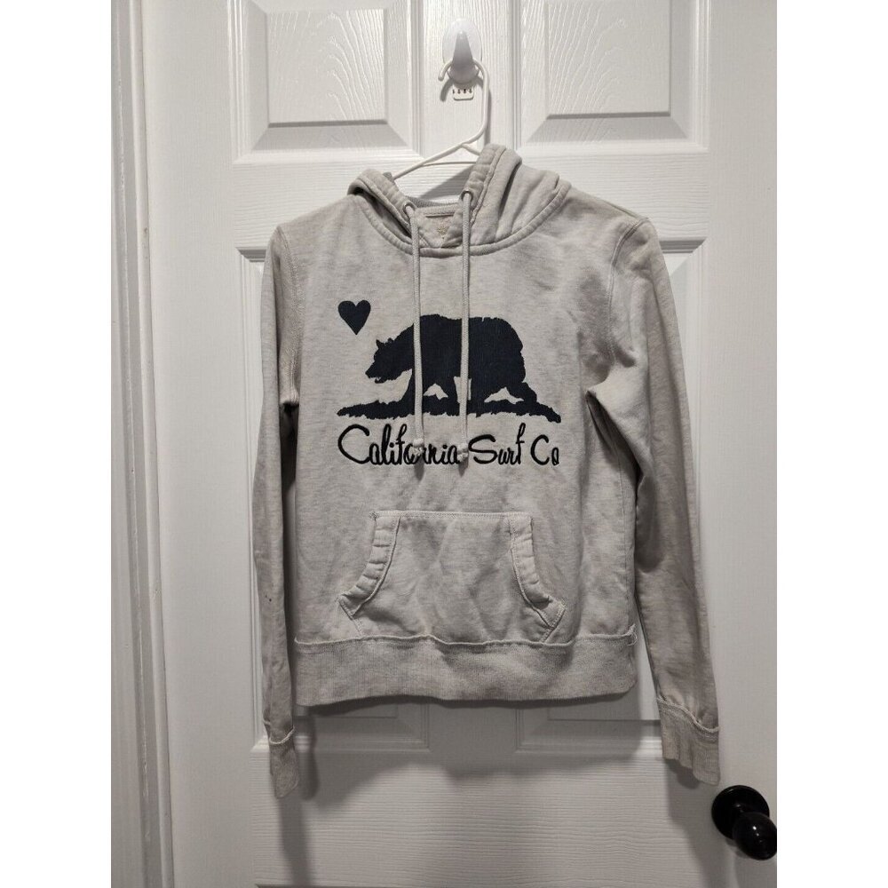 Cali Love Heritage Women’s Cali Surf Co Heather Gray Pullover Hoodie Size MEDIUM - Picture 8 of 8